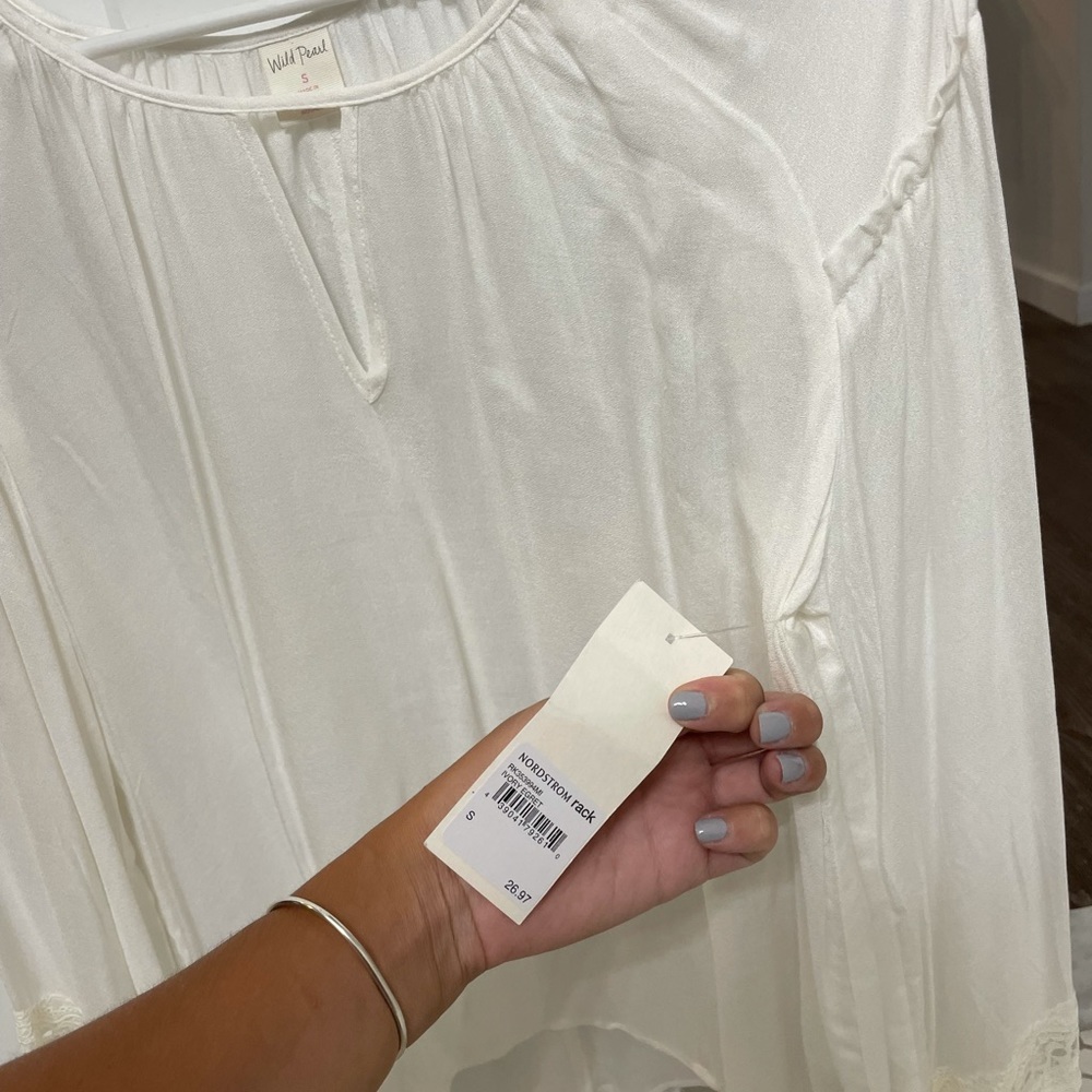 White light blouse